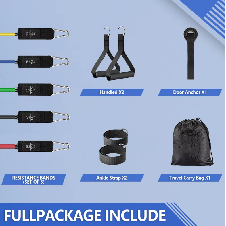 ARK Resistance Bands Set – 11 Piece Strength System