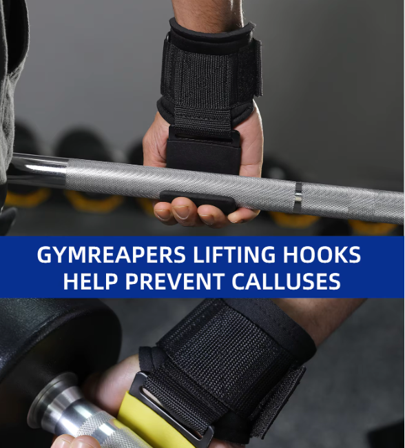 ARK GripLock Hooks – Heavy Lifting Wrist Support